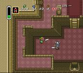 une photo d'Ã©cran de The Legend of Zelda - A Link to the Past sur Nintendo Super Nes